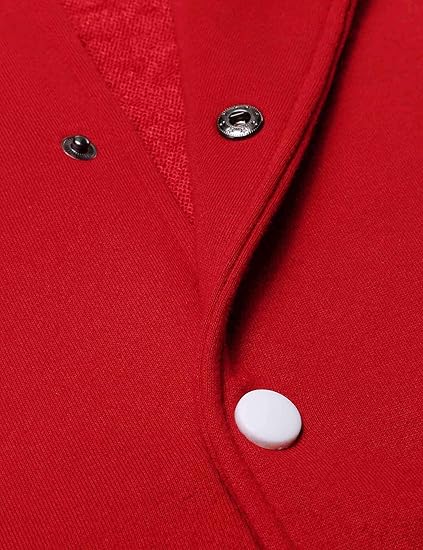 Men's Fashion Varsity Jacket Causal Slim Fit Cotton Letterman Baseball Bomber Jackets