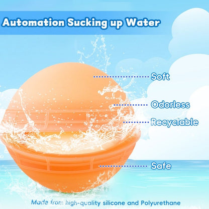 12 Pack Self-Sealing Reusable Silicone Water Balloons - No Magnets, Soft & Durable, Perfect For Pool Parties & Outdoor Play