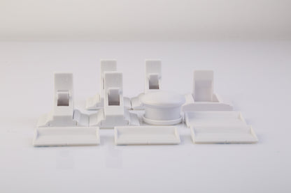 4Pcs Magnetic Cabinet Locks Child Safety Drawer Locks Adhesive Baby Proof Cabinets Latches Kit