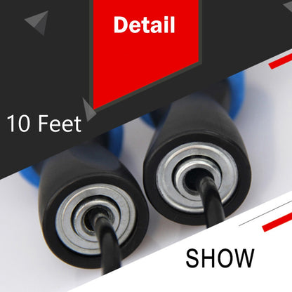 Gym Aerobic Exercise Boxing Skipping Rope Adjustable Bearing Speed Fitness Bearing Rope Tangle-Free Jumping Rope Speed Equipments Skipping Adjustable Skipping Rope