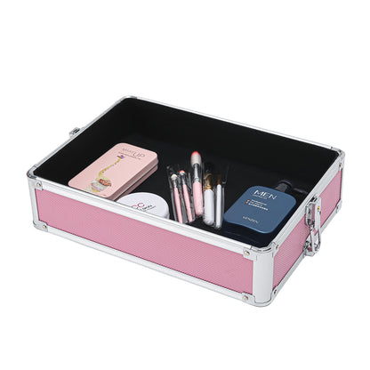 4-in-1 Aluminum Alloy, Trolley, Vanity Case, Embroidery Box