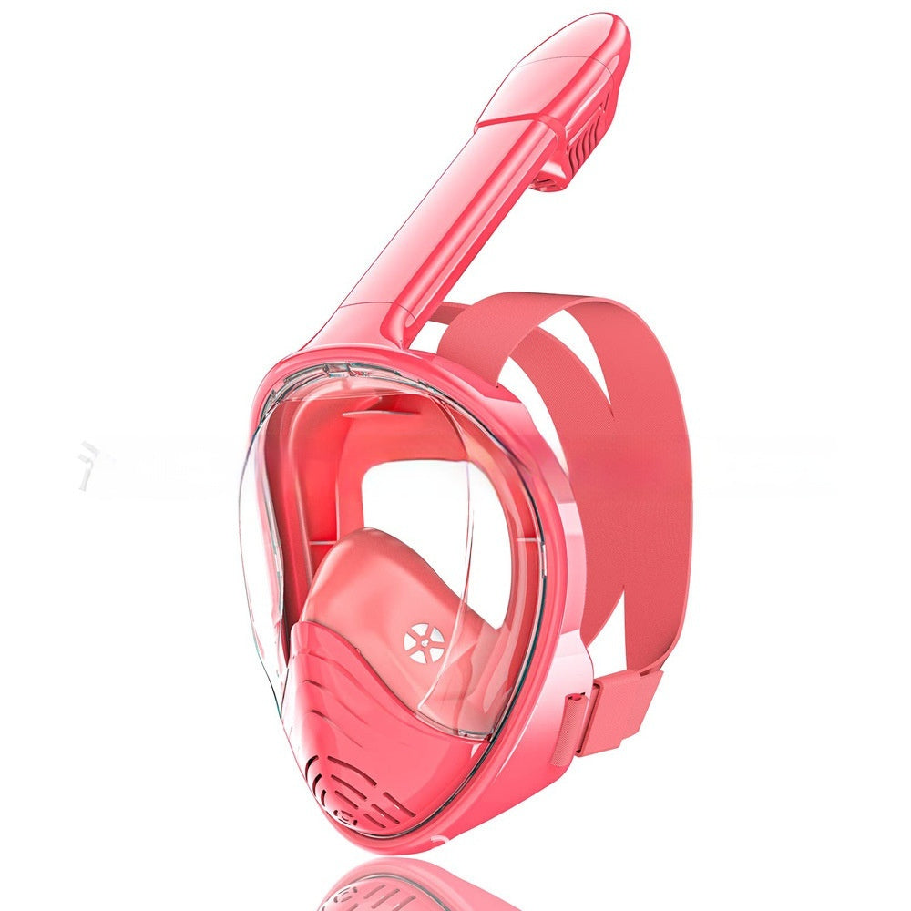 Silicone Snorkeling Mask Diving Mask Full Dry Waterproof Leak-proof Anti-fog For Children