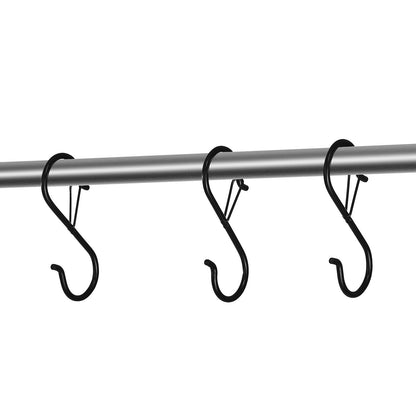 36 Pack S Hooks With Safety Buckle 39.68 LBS Capacity Heavy Duty Metal Hooks