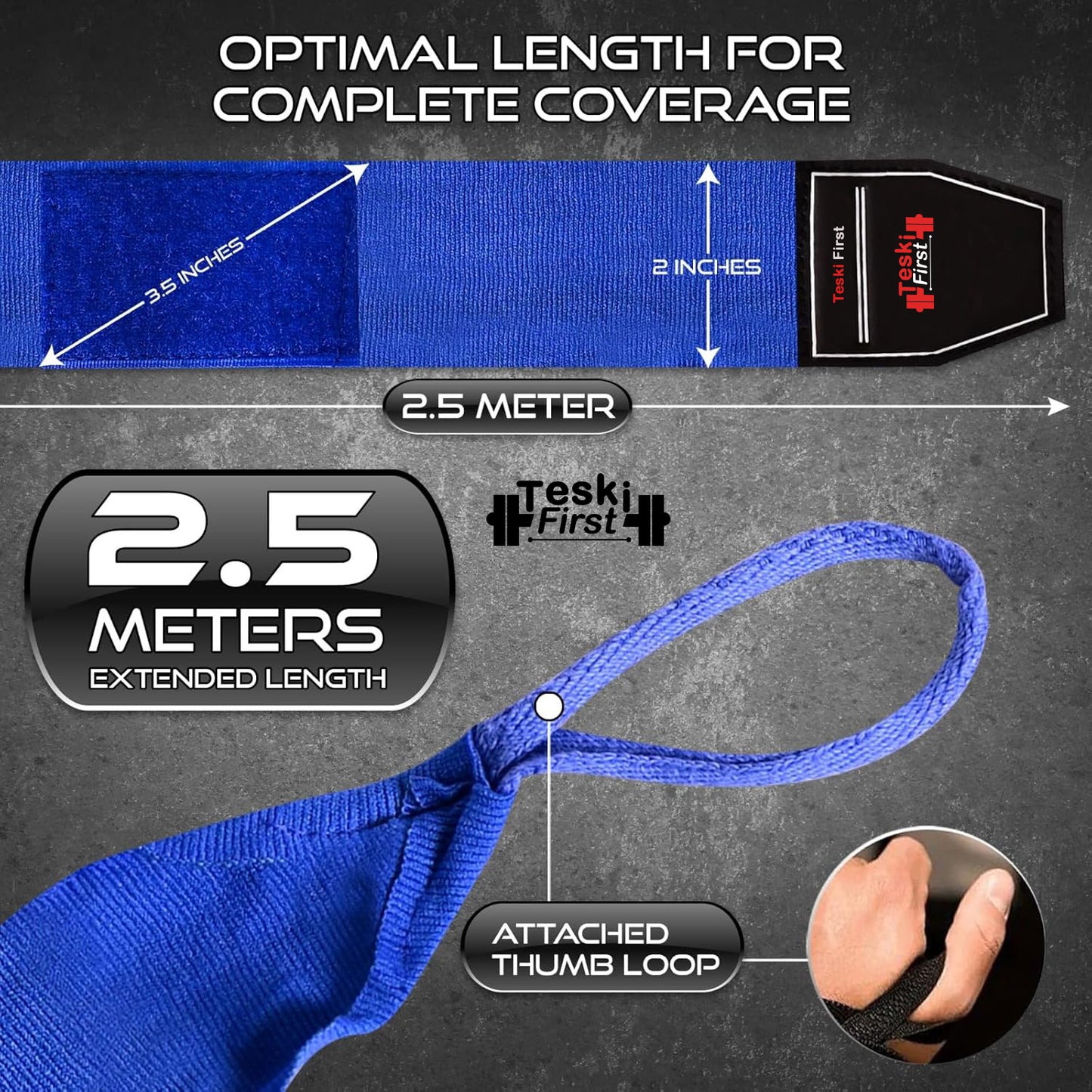 Boxing Hand Wraps 4.5 Meter Martial Arts Bandages Inner Gloves Wrist Support Straps Punching Under Hand Knuckles Heavy Elasticated Training Bag Mitts Muay Thai