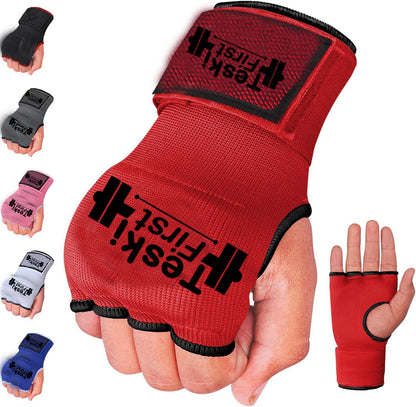 Quick Wraps Gloves Gel Paded Hand Wraps Adult MMA Boxing Muaythai Bandages Hand Protector 80cm Meter Wrist Support Strap Pair