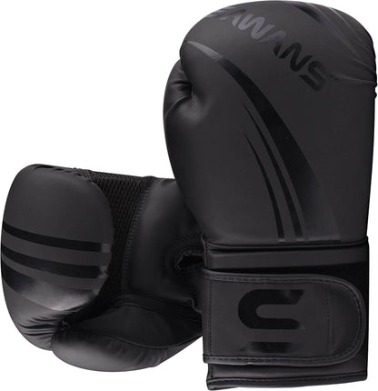 SAWANS® Boxing Gloves Professional MMA Sparring Kickboxing Punch Bag Training Muay Thai Fighting