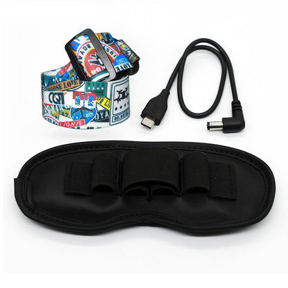 Glasses Graffiti Colored Headband Fixing Strap