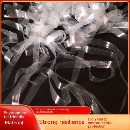 Transparent Elastic Band TPU High Elastic Straight Transparent Band Easy To Use Textile And Clothing Elastic Band
