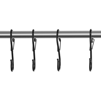 36 Pack S Hooks With Safety Buckle 39.68 LBS Capacity Heavy Duty Metal Hooks