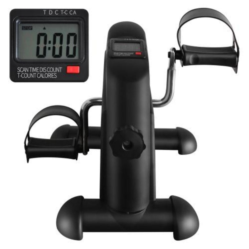 Mini Exercise Bike For Home Rehabilitation Training, With A Maximum Load Of 120 Kg And An Electronic Display And Instep Straps