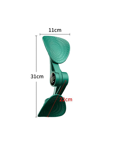 Inner Thigh Exerciser And Pelvic Floor Kegel Trainer With Resistance Bands And LED Counter - 3 Intensity Levels - Home Gym Equipment For Toning And Strengthening