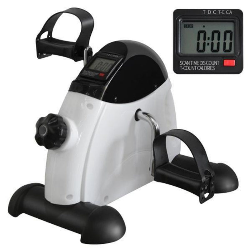 Mini Exercise Bike For Home Rehabilitation Training, With A Maximum Load Of 120 Kg And An Electronic Display And Instep Straps