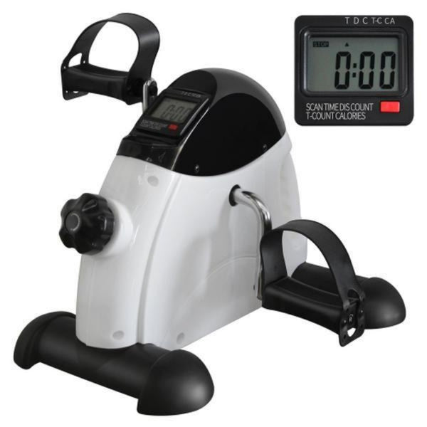 Mini Exercise Bike For Home Rehabilitation Training, With A Maximum Load Of 120 Kg And An Electronic Display And Instep Straps